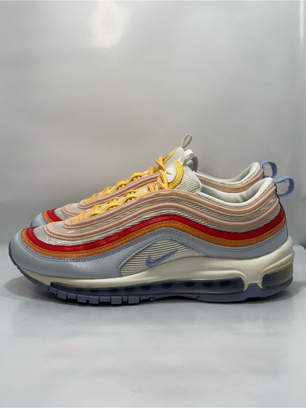 Nike Air Max 97 Women’s Size 8 Grey Light Thistle Running Athletic Shoes CW5588 - Picture 7 of 16